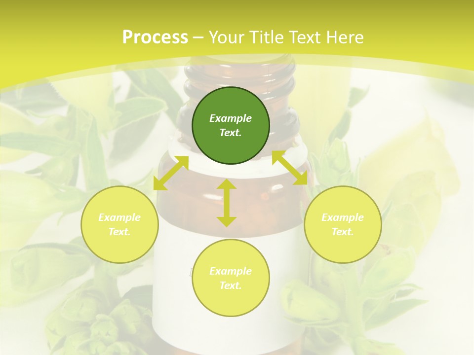 Concept Alternative Medicine Bottle PowerPoint Template
