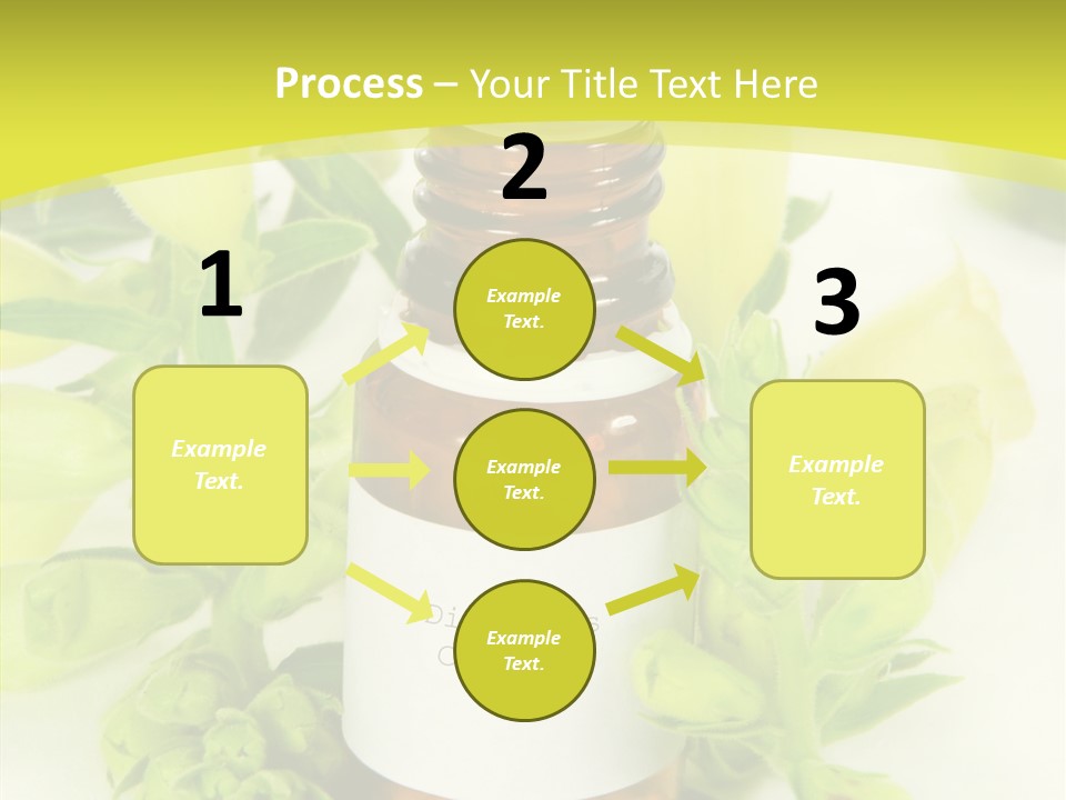 Concept Alternative Medicine Bottle PowerPoint Template