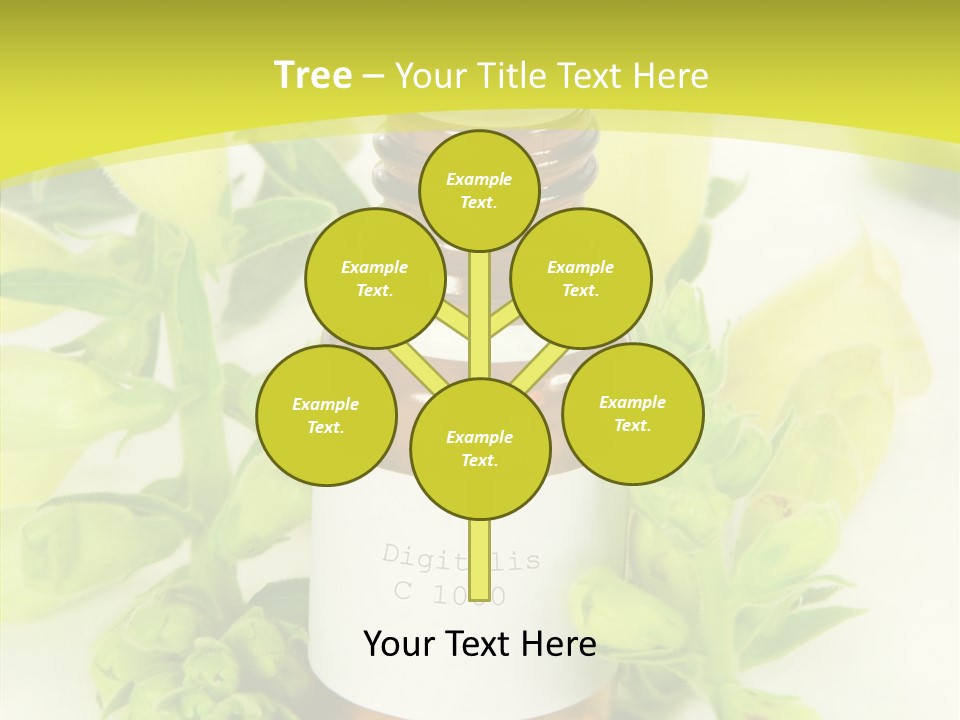 Concept Alternative Medicine Bottle PowerPoint Template