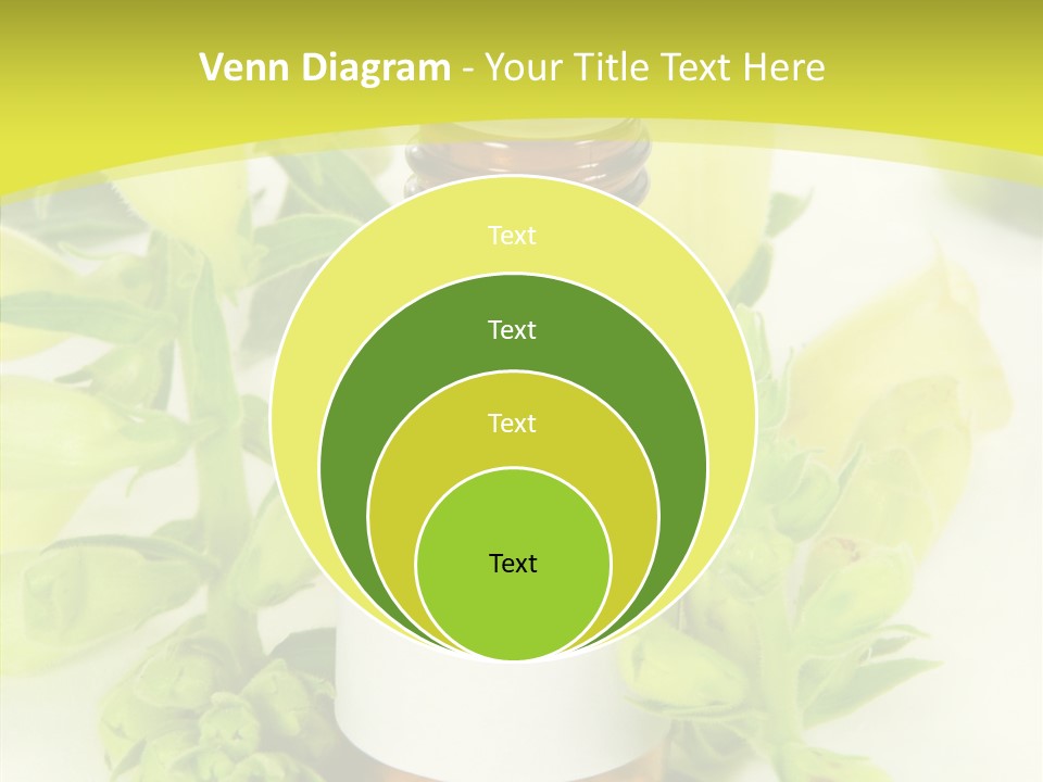 Concept Alternative Medicine Bottle PowerPoint Template