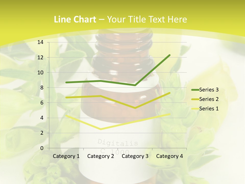 Concept Alternative Medicine Bottle PowerPoint Template