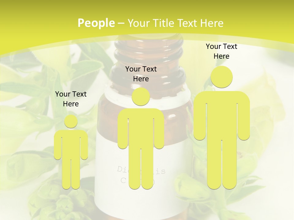 Concept Alternative Medicine Bottle PowerPoint Template