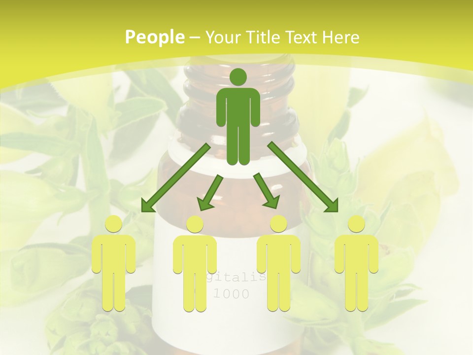 Concept Alternative Medicine Bottle PowerPoint Template