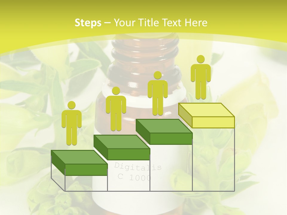 Concept Alternative Medicine Bottle PowerPoint Template