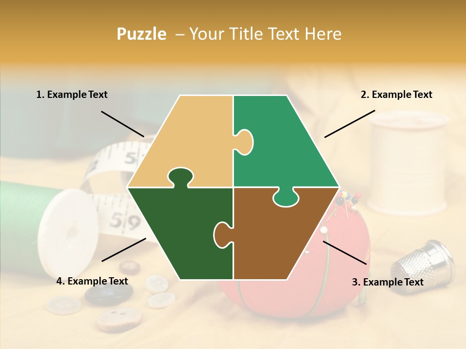 Pad Craft Pin PowerPoint Template