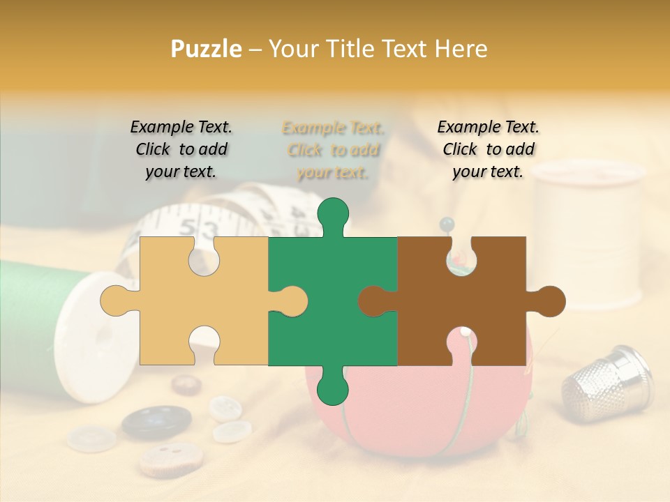 Pad Craft Pin PowerPoint Template