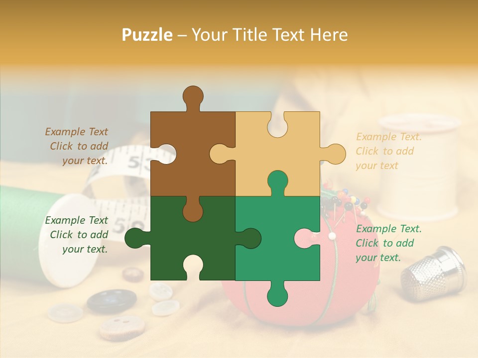 Pad Craft Pin PowerPoint Template