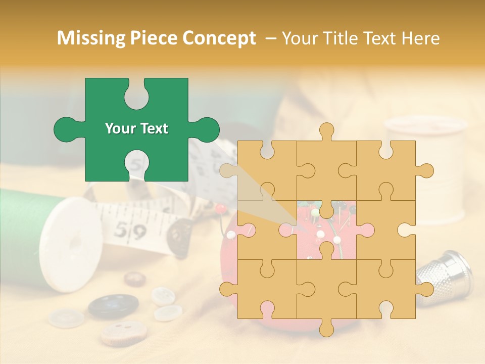 Pad Craft Pin PowerPoint Template