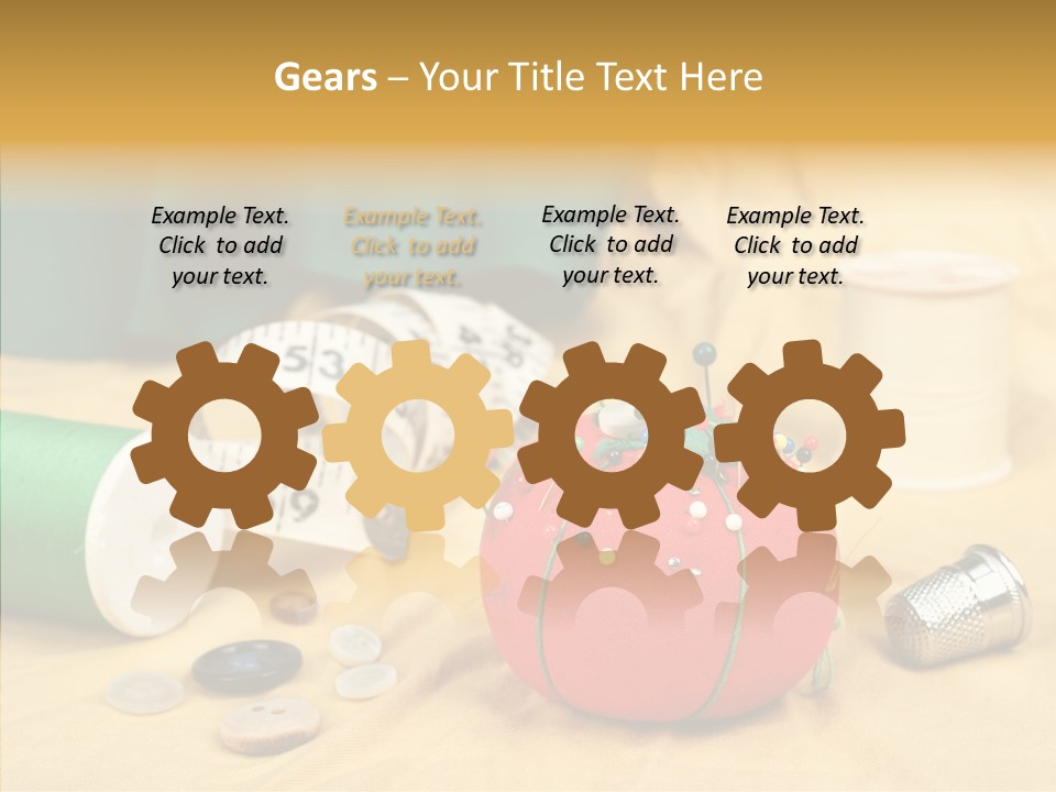 Pad Craft Pin PowerPoint Template