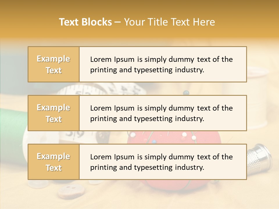 Pad Craft Pin PowerPoint Template