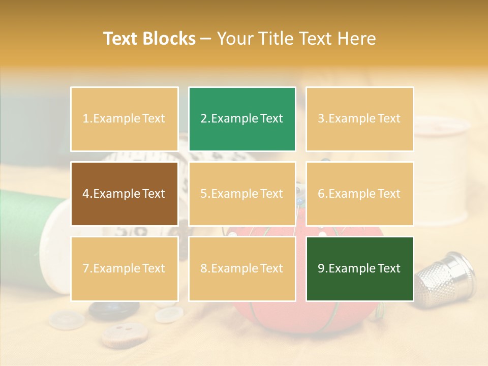 Pad Craft Pin PowerPoint Template