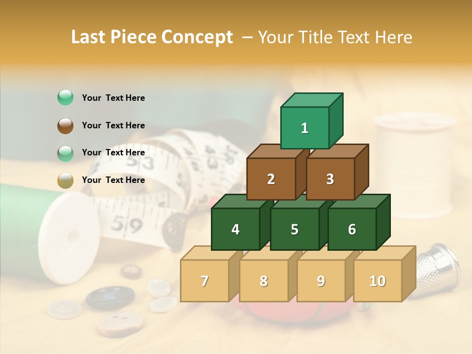 Pad Craft Pin PowerPoint Template