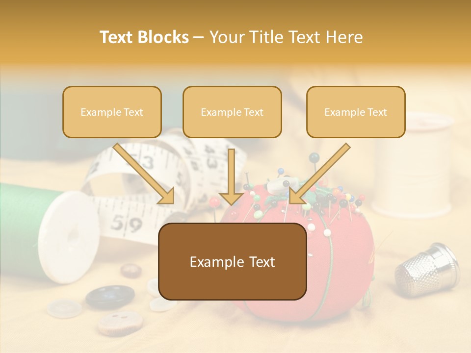 Pad Craft Pin PowerPoint Template