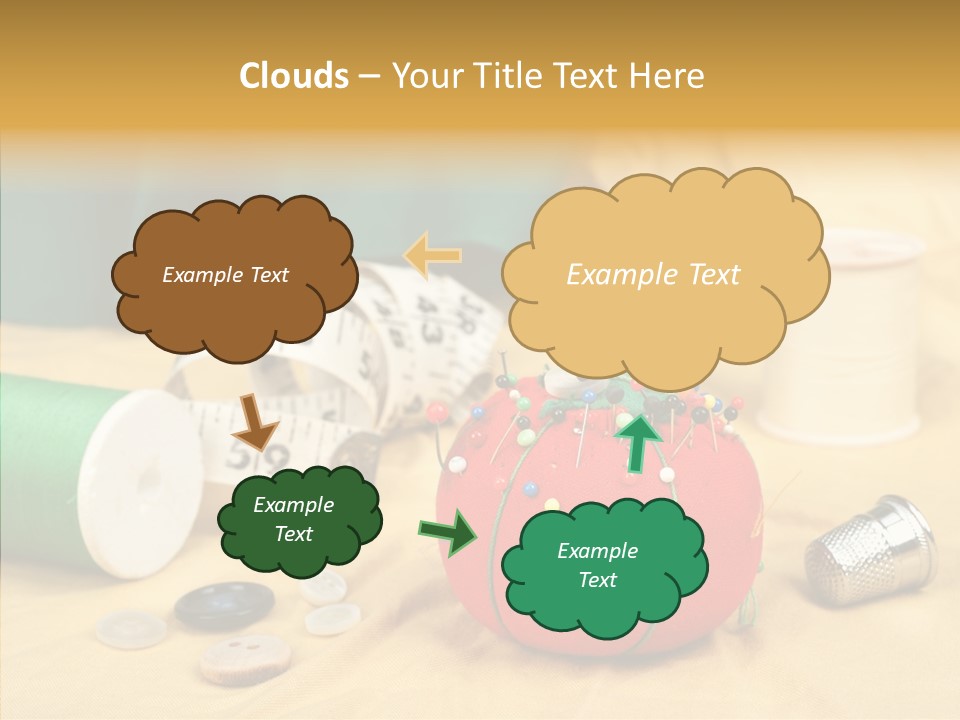 Pad Craft Pin PowerPoint Template