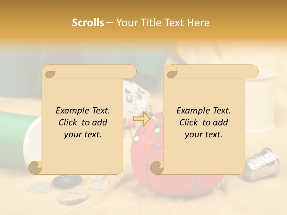 Pad Craft Pin PowerPoint Template