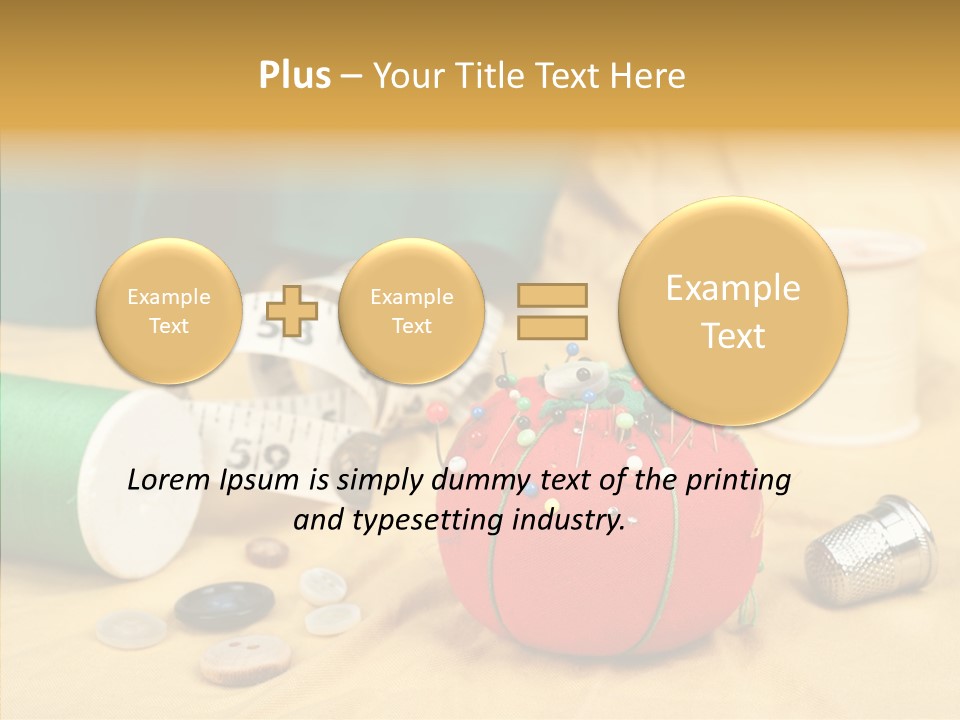 Pad Craft Pin PowerPoint Template