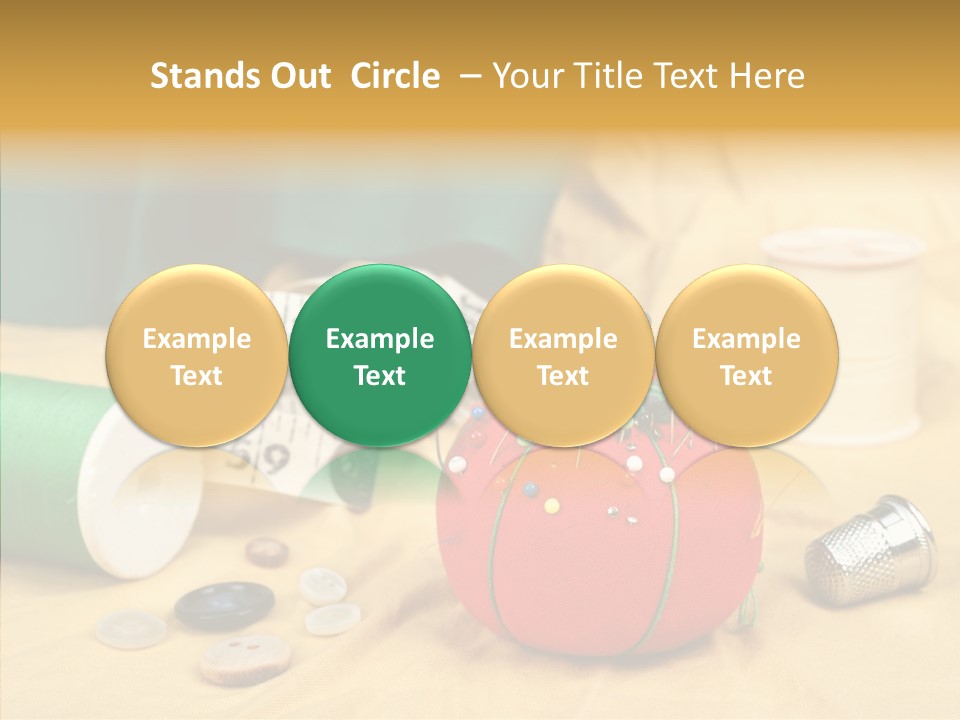 Pad Craft Pin PowerPoint Template