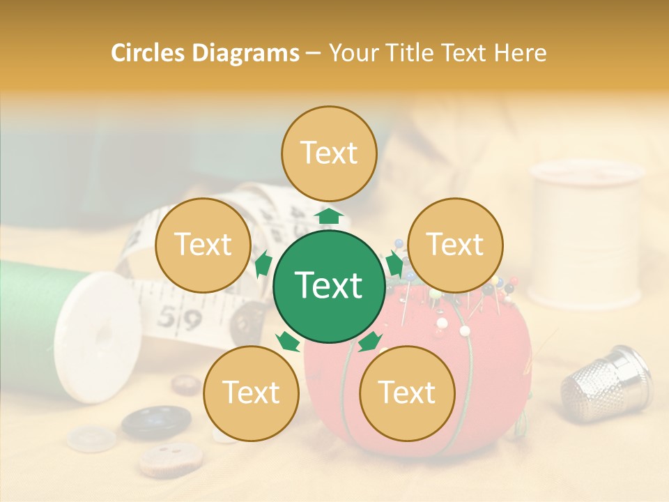 Pad Craft Pin PowerPoint Template