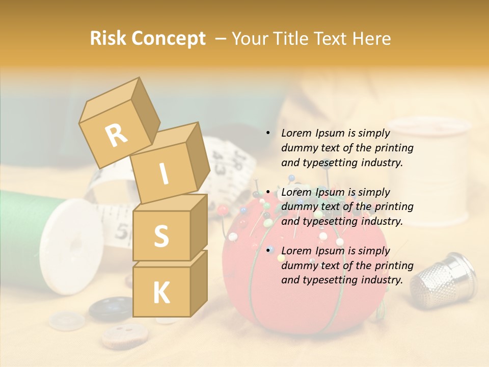 Pad Craft Pin PowerPoint Template