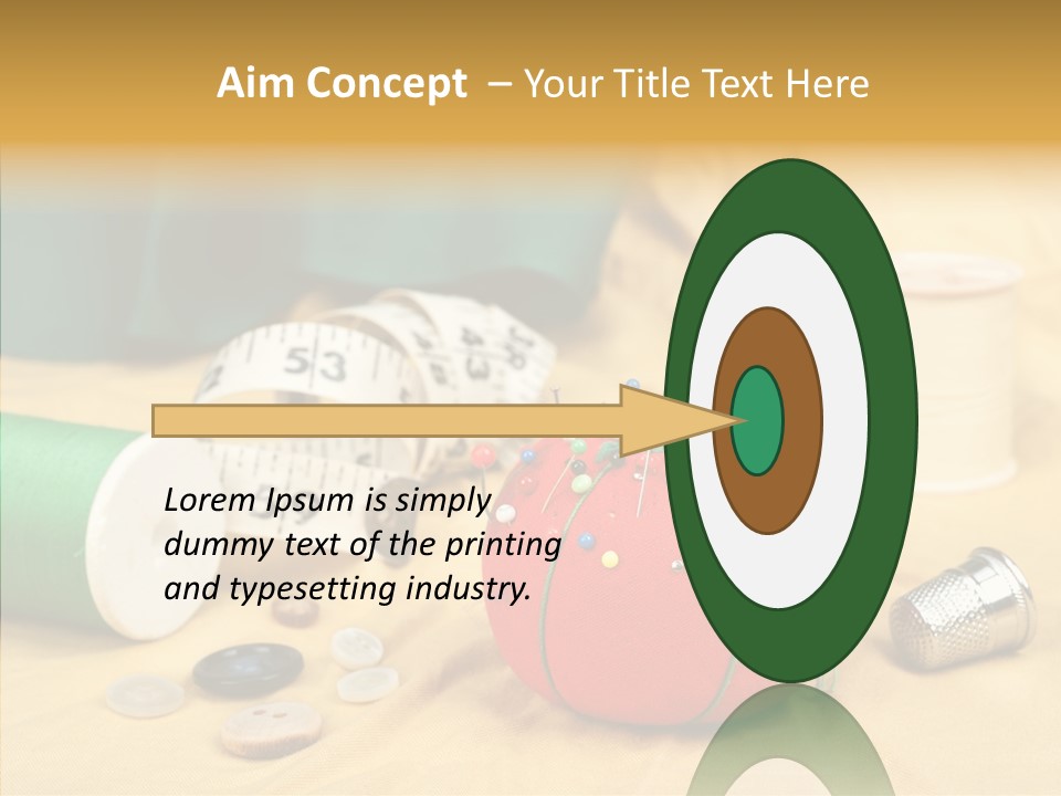 Pad Craft Pin PowerPoint Template