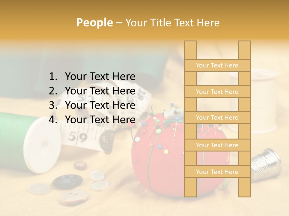 Pad Craft Pin PowerPoint Template