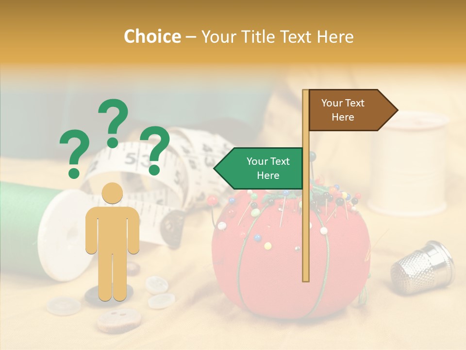 Pad Craft Pin PowerPoint Template