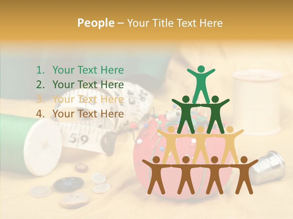 Pad Craft Pin PowerPoint Template