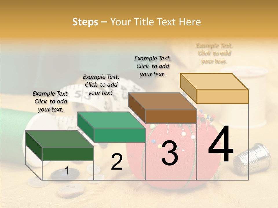Pad Craft Pin PowerPoint Template