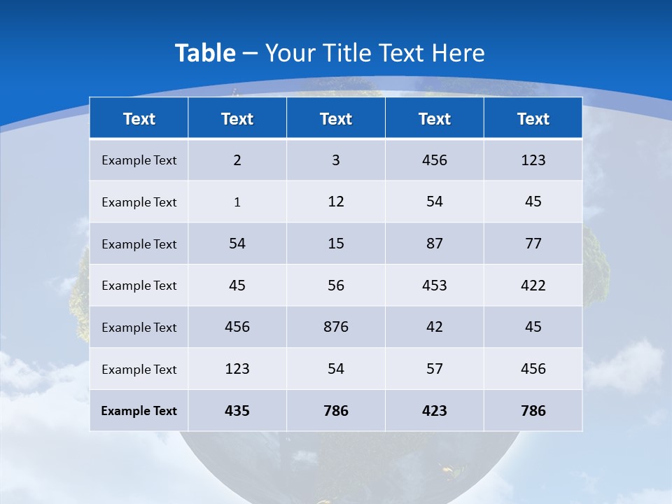 Earth Life Country PowerPoint Template