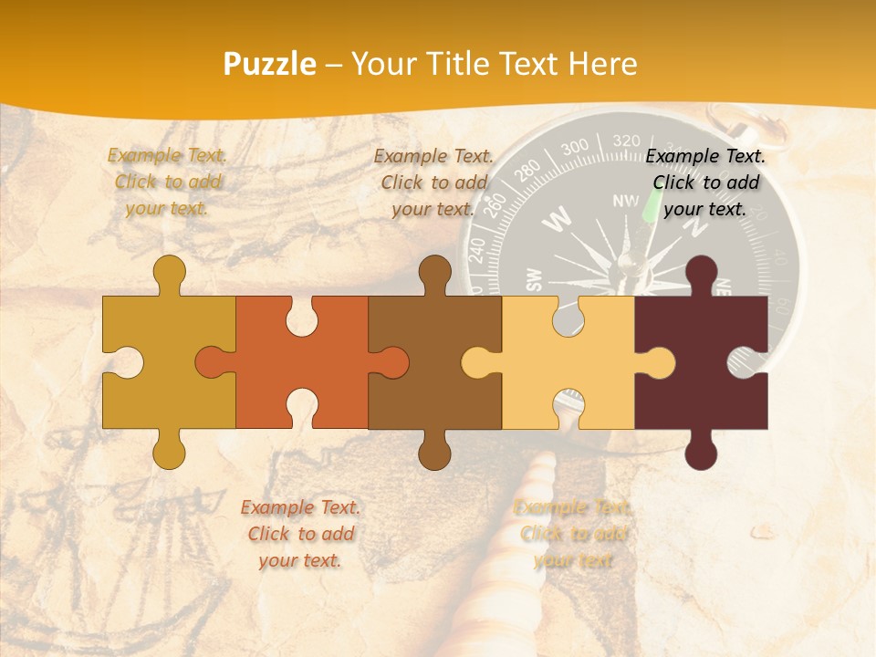 Directing Sea Picture PowerPoint Template