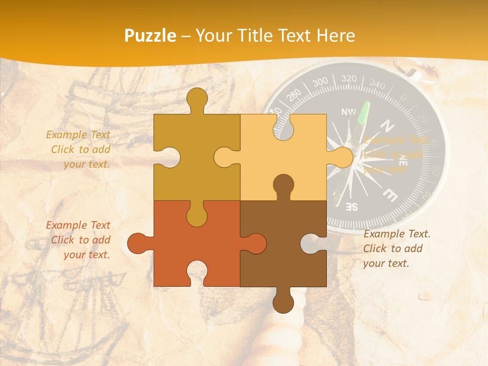 Directing Sea Picture PowerPoint Template