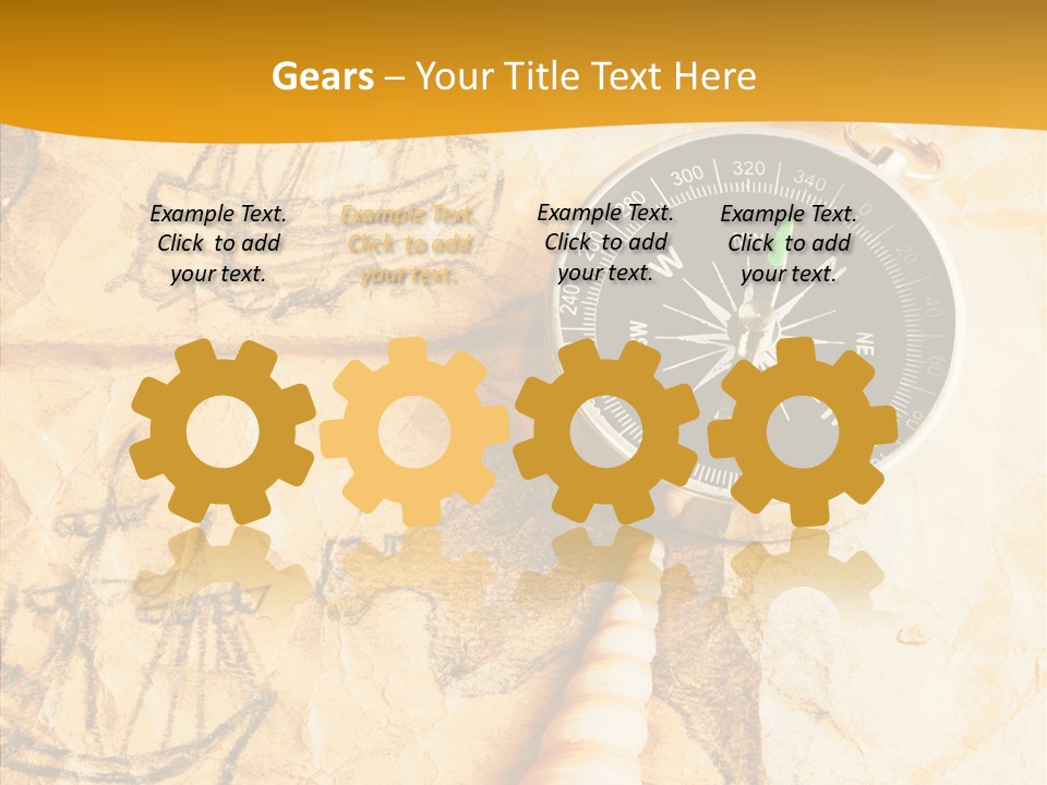 Directing Sea Picture PowerPoint Template