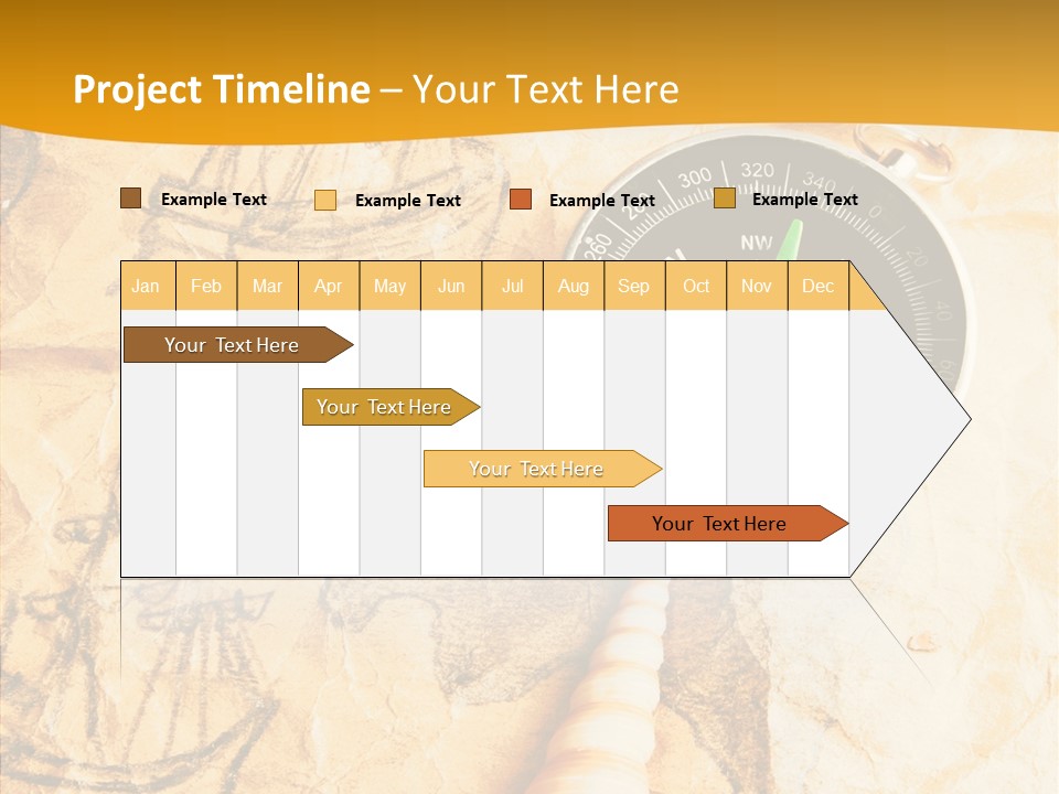 Directing Sea Picture PowerPoint Template