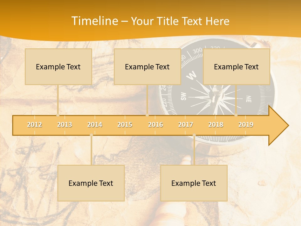 Directing Sea Picture PowerPoint Template