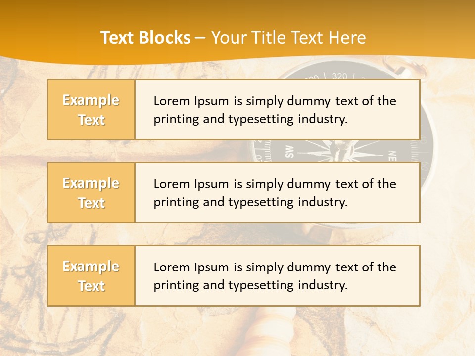 Directing Sea Picture PowerPoint Template