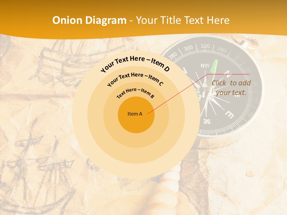 Directing Sea Picture PowerPoint Template