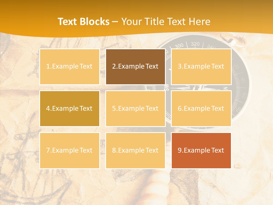 Directing Sea Picture PowerPoint Template