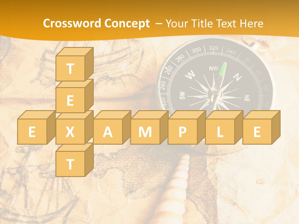 Directing Sea Picture PowerPoint Template