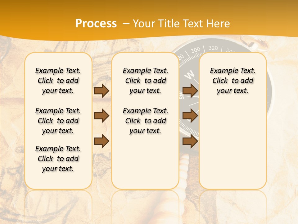 Directing Sea Picture PowerPoint Template