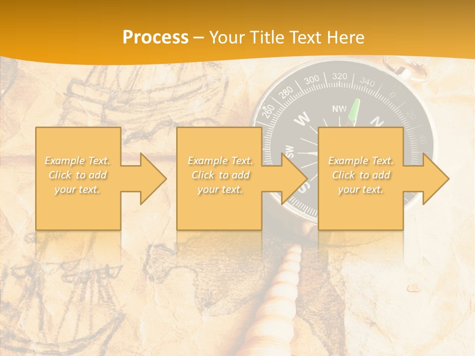 Directing Sea Picture PowerPoint Template