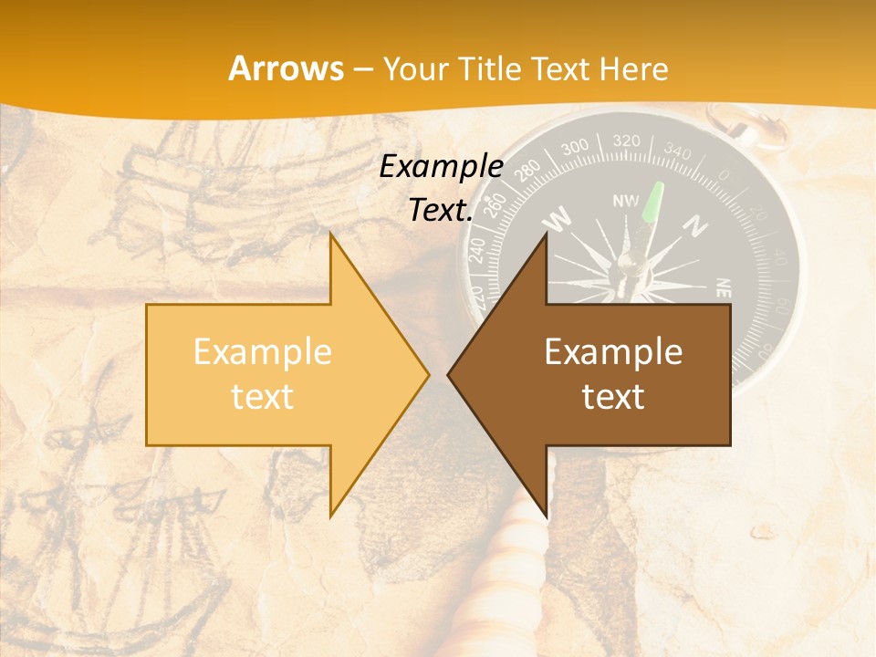 Directing Sea Picture PowerPoint Template