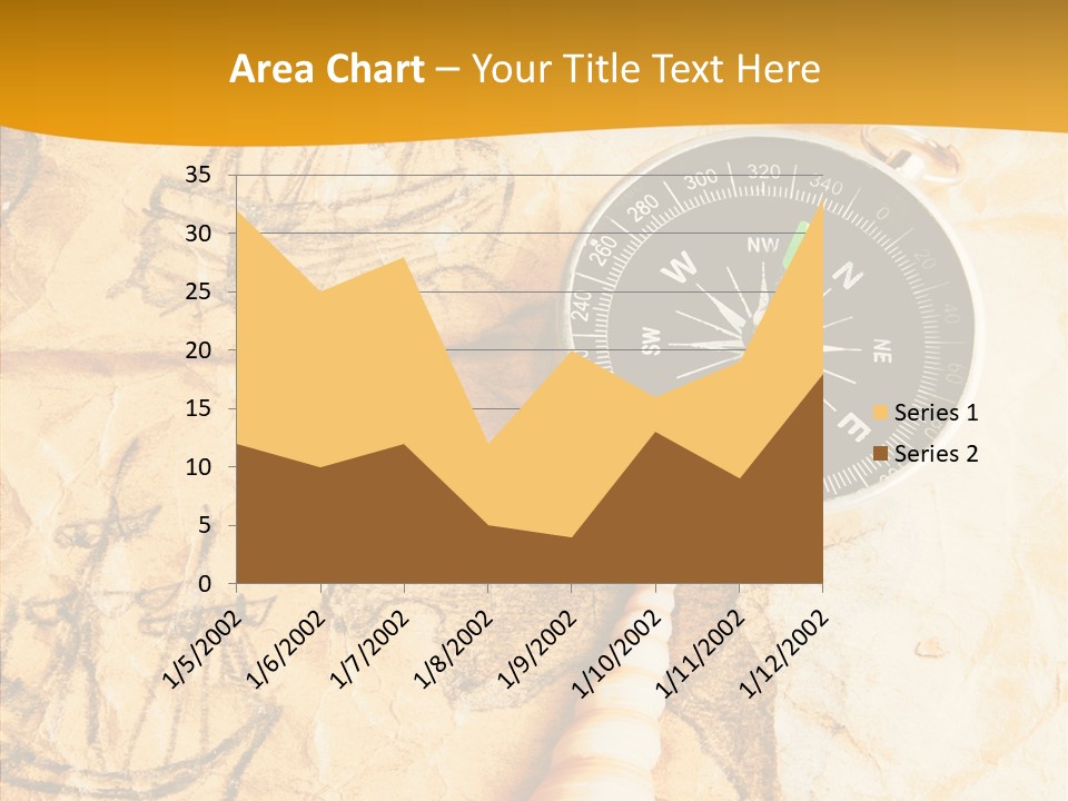 Directing Sea Picture PowerPoint Template