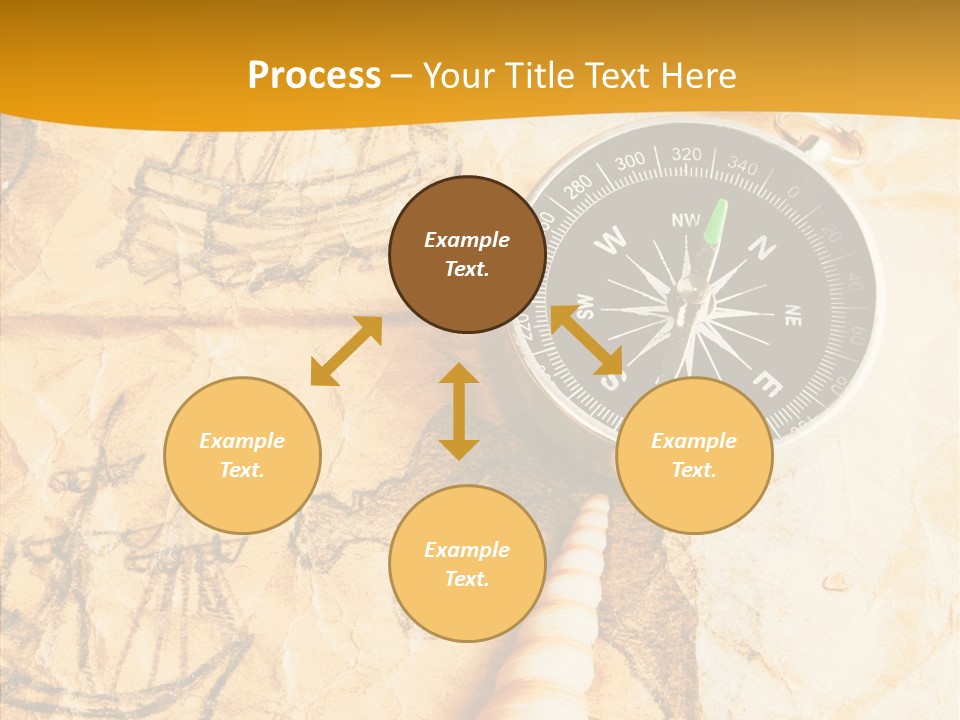 Directing Sea Picture PowerPoint Template