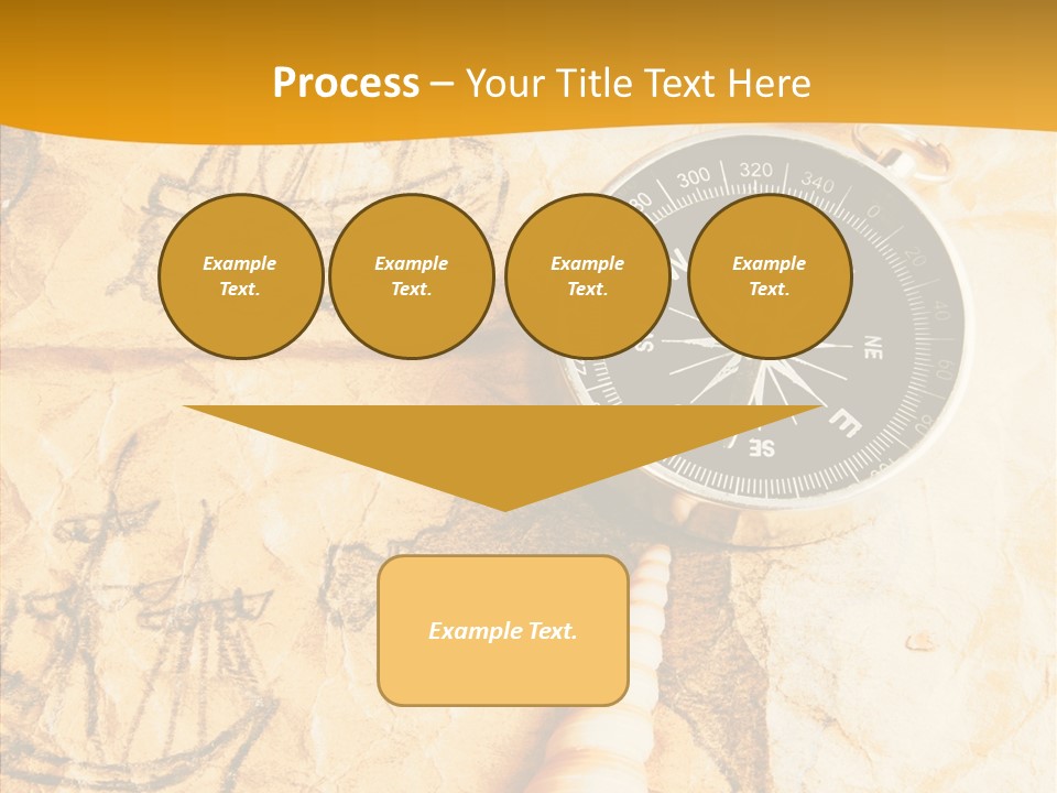 Directing Sea Picture PowerPoint Template