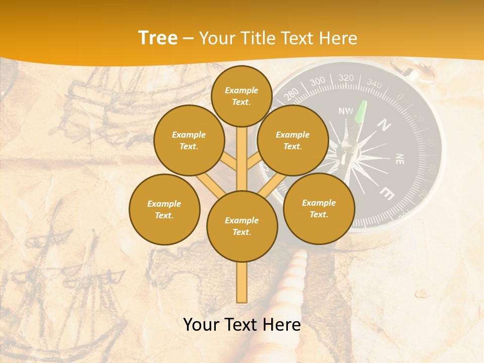 Directing Sea Picture PowerPoint Template