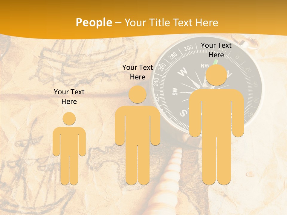 Directing Sea Picture PowerPoint Template