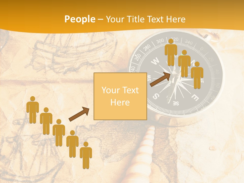 Directing Sea Picture PowerPoint Template