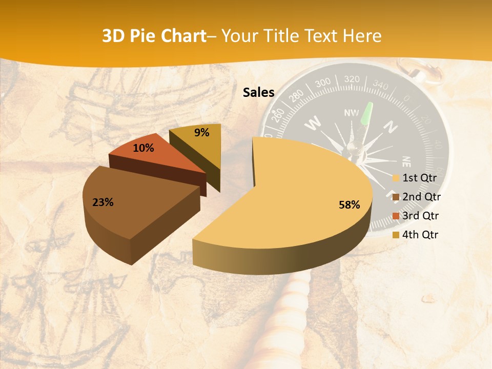 Directing Sea Picture PowerPoint Template