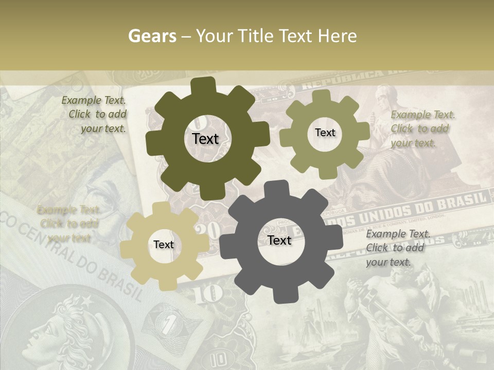 Rich Market Paper PowerPoint Template