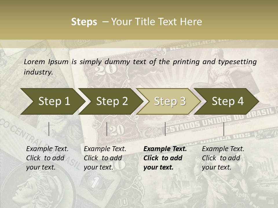 Rich Market Paper PowerPoint Template